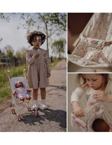 Poussette pour poupée en métal -... Poussette pour poupée en métal -...