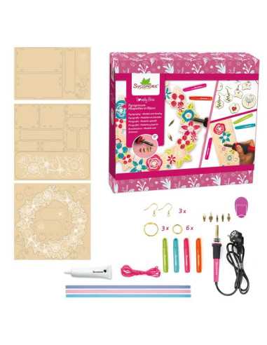 Coffret pyrogravure maquette et... Coffret pyrogravure maquette et...