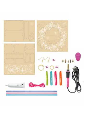 Coffret pyrogravure maquette et... Coffret pyrogravure maquette et...