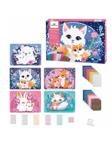 5 mosaïques animaux mignons - Sycomore 5 mosaïques animaux mignons - Sycomore