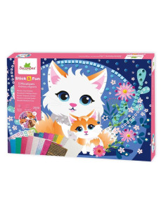 5 mosaïques animaux mignons...