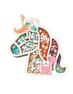 Coffret perles bois tête de...