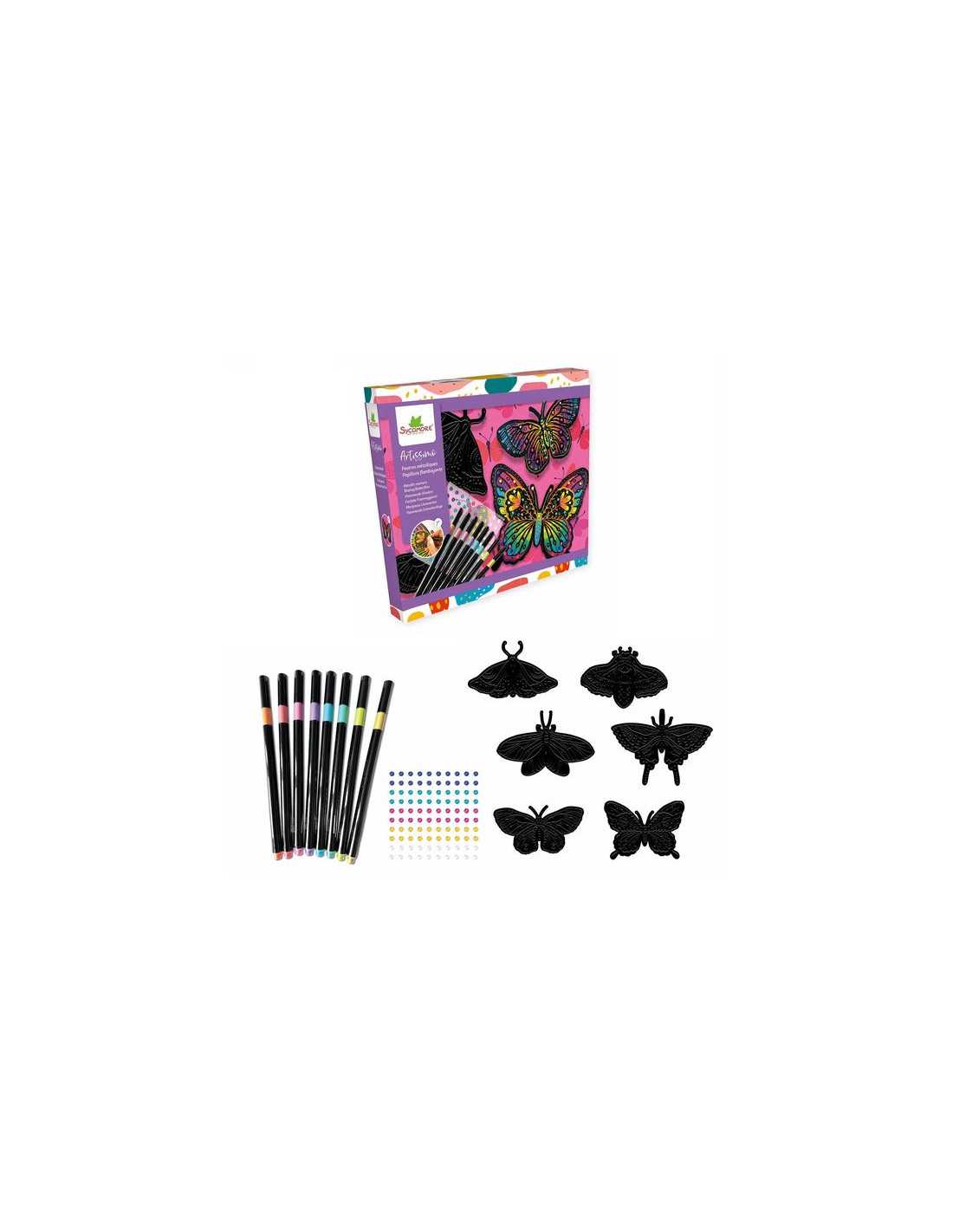 Feutres métallisés papillons... Feutres métallisés papillons...