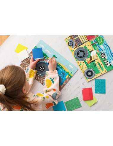 5 mosaïques la vie à la ferme - Sycomore 5 mosaïques la vie à la ferme - Sycomore