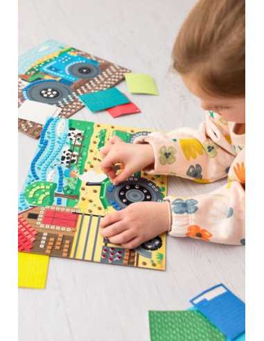 5 mosaïques la vie à la ferme - Sycomore 5 mosaïques la vie à la ferme - Sycomore