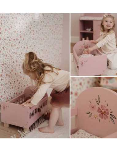 Lit en bois pour poupée - Little Dutch Lit en bois pour poupée - Little Dutch