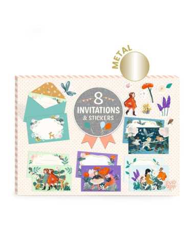 Cartes d'invitation Copines du jardin... Cartes d'invitation Copines du jardin...