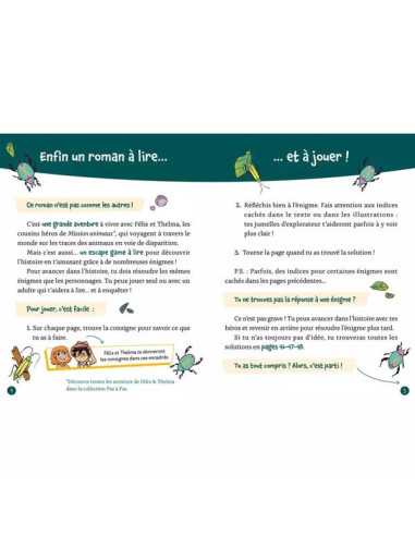 Mon roman énigme - mission animaux -... Mon roman énigme - mission animaux -...