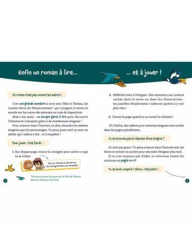 Mon roman énigme - mission animaux -... Mon roman énigme - mission animaux -...