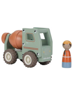 Camion toupie en bois -...