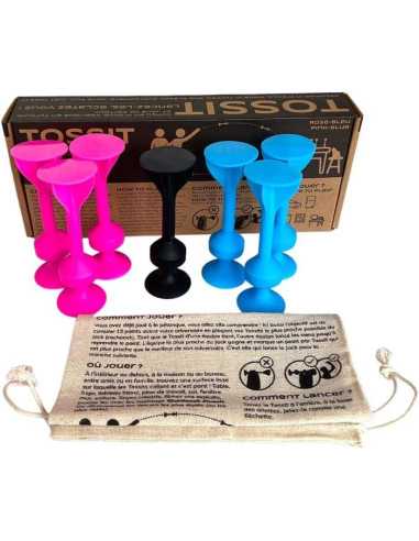TOSSIT rose bleu - Jeu de fléchettes...