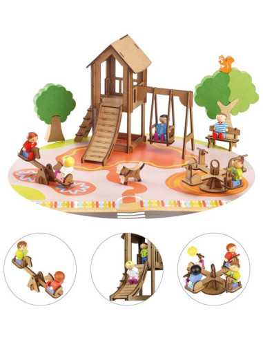 L'aire de jeux 70 pièces - Jeujura L'aire de jeux 70 pièces - Jeujura