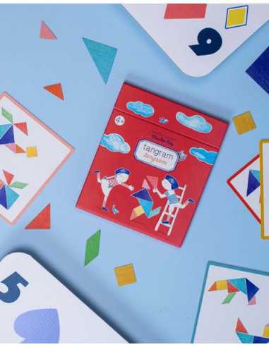 Jeu magnétique tangram - Moulin Roty Jeu magnétique tangram - Moulin Roty