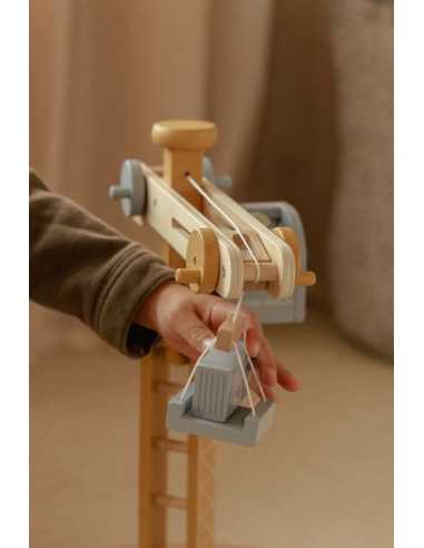 Grue et chantier de construction -... Grue et chantier de construction -...