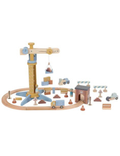 Grue et chantier de...