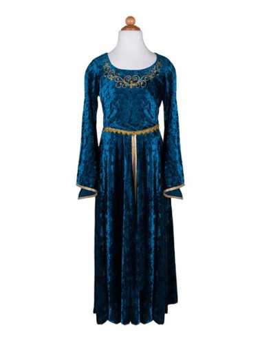 Robe reine Guenièvre turquoise 4-6...