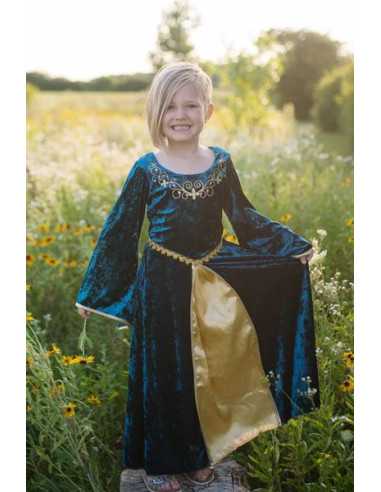 Robe reine Guenièvre turquoise 4-6... Robe reine Guenièvre turquoise 4-6...