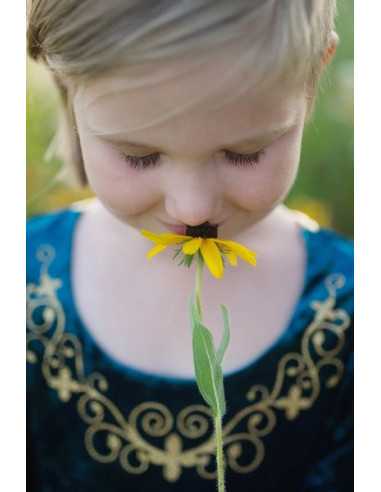 Robe reine Guenièvre turquoise 4-6... Robe reine Guenièvre turquoise 4-6...