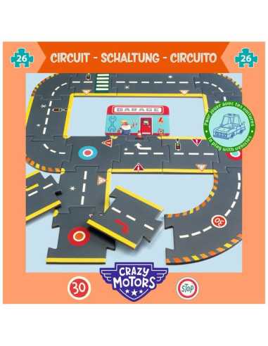 Puzzle géant circuit city - Djeco Puzzle géant circuit city - Djeco