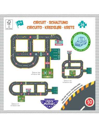 Puzzle géant circuit city - Djeco Puzzle géant circuit city - Djeco