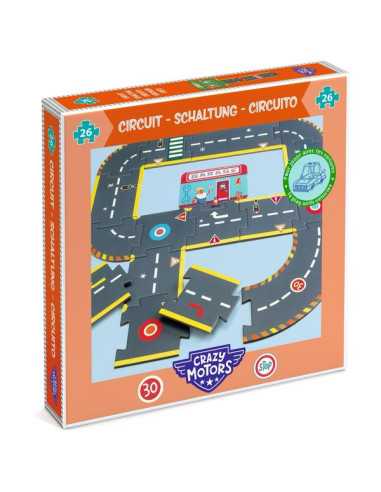 Puzzle géant circuit city - Djeco