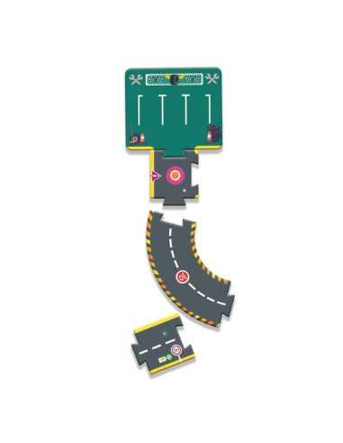Puzzle géant circuit city - Djeco Puzzle géant circuit city - Djeco
