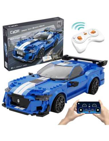 Voiture de course Bleu 325 pièces - CaDA