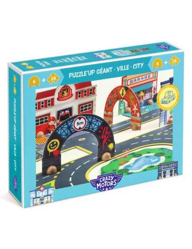 Puzzle'Up géant Ville - Djeco Puzzle'Up géant Ville - Djeco