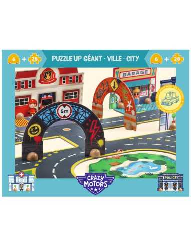 Puzzle'Up géant Ville - Djeco Puzzle'Up géant Ville - Djeco
