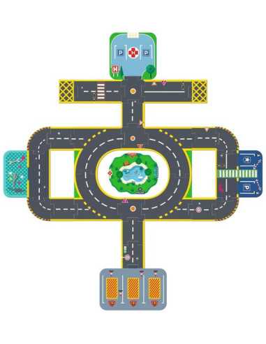 Puzzle'Up géant Ville - Djeco Puzzle'Up géant Ville - Djeco