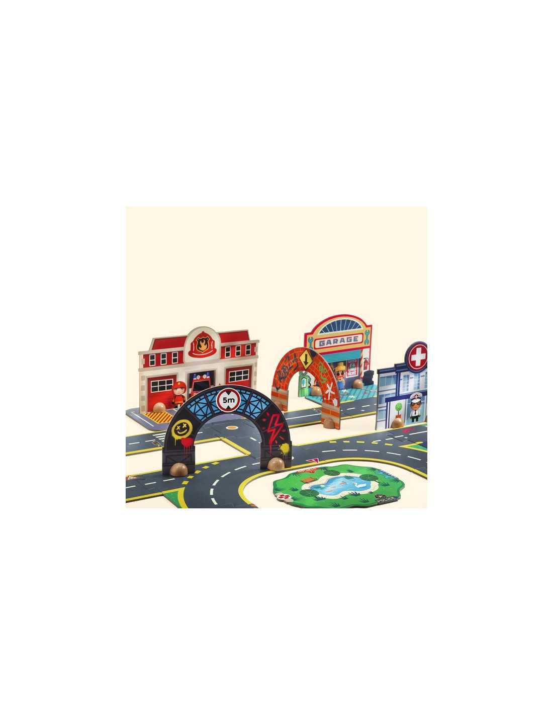 Puzzle'Up géant Ville - Djeco Puzzle'Up géant Ville - Djeco