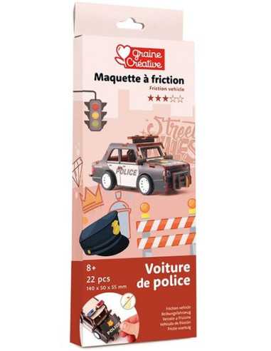 Maquette à friction Voiture de police...