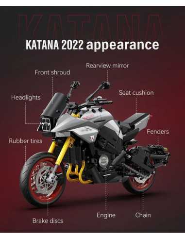 Moto Suzuki Katana 1104 pièces - CaDA Moto Suzuki Katana 1104 pièces - CaDA