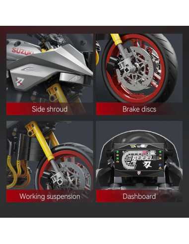 Moto Suzuki Katana 1104 pièces - CaDA Moto Suzuki Katana 1104 pièces - CaDA