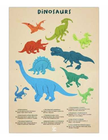 Puzzle géant Dinosaures 200 pièces -... Puzzle géant Dinosaures 200 pièces -...