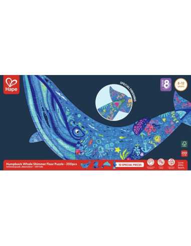 Puzzle géant Baleine 200 pièces - Hape Puzzle géant Baleine 200 pièces - Hape