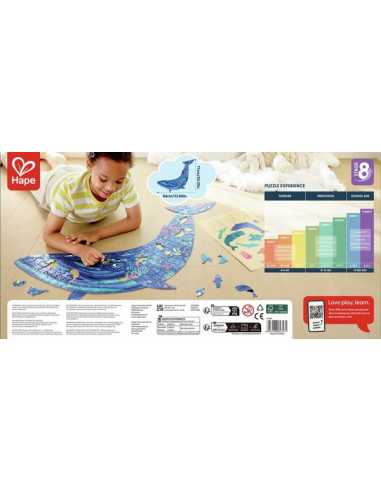 Puzzle géant Baleine 200 pièces - Hape Puzzle géant Baleine 200 pièces - Hape