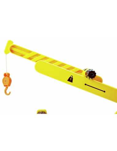 Grande grue de chantier en bois - Hape Grande grue de chantier en bois - Hape