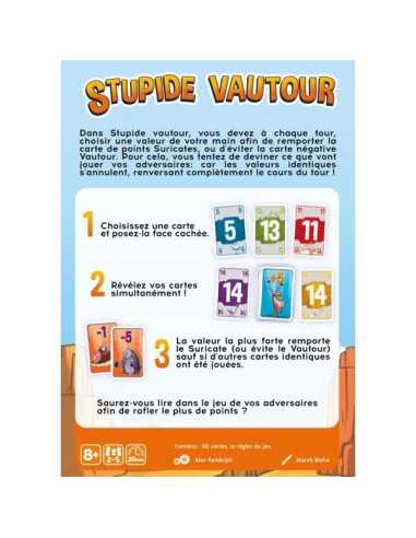 Jeu stupide vautour Jeu stupide vautour