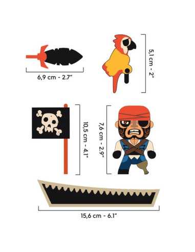 Bily cannot Pirate Arty Toys - Djeco Bily cannot Pirate Arty Toys - Djeco