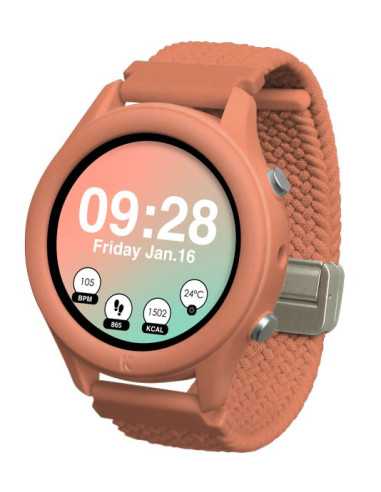 Montre connectée K-Watch corail -...