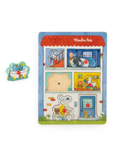 Puzzle sonore en bois Puce... 2