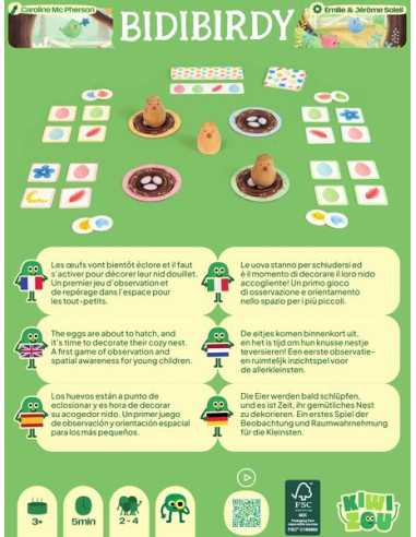 Jeu Bidibirdy - Kiwizou Jeu Bidibirdy - Kiwizou