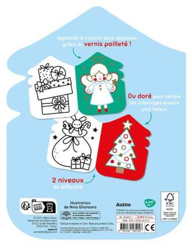 Coloriages fluos Noël - Auzou Coloriages fluos Noël - Auzou