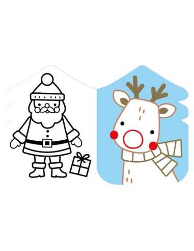 Coloriages fluos Noël - Auzou Coloriages fluos Noël - Auzou