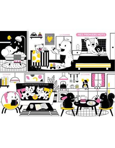 Mon très grand livre d'éveil en noir... Mon très grand livre d'éveil en noir...