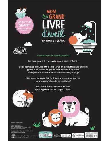 Mon très grand livre d'éveil en noir... Mon très grand livre d'éveil en noir...