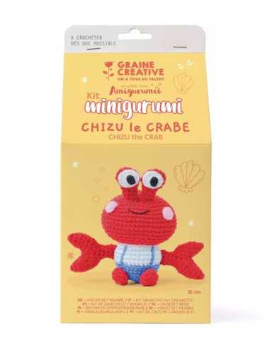 Kit minigurumi Chizu le crabe -... Kit minigurumi Chizu le crabe -...