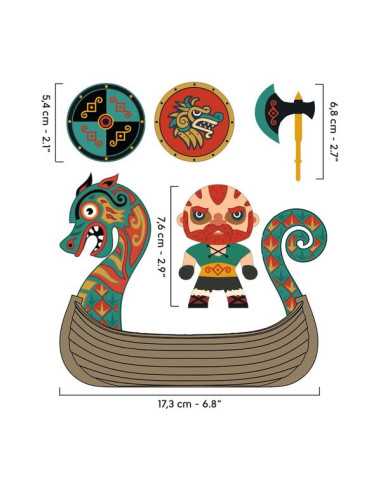 Drak & Drakkar Pirate Arty Toys - Djeco Drak & Drakkar Pirate Arty Toys - Djeco