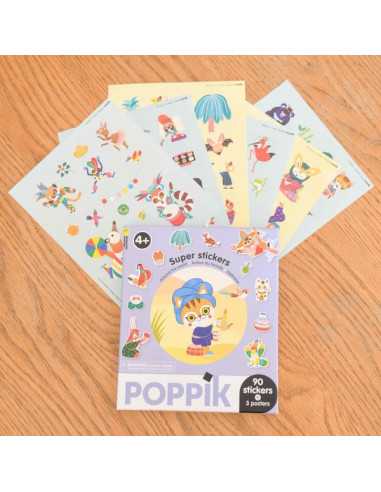 Super stickers Autour du monde - Poppik Super stickers Autour du monde - Poppik